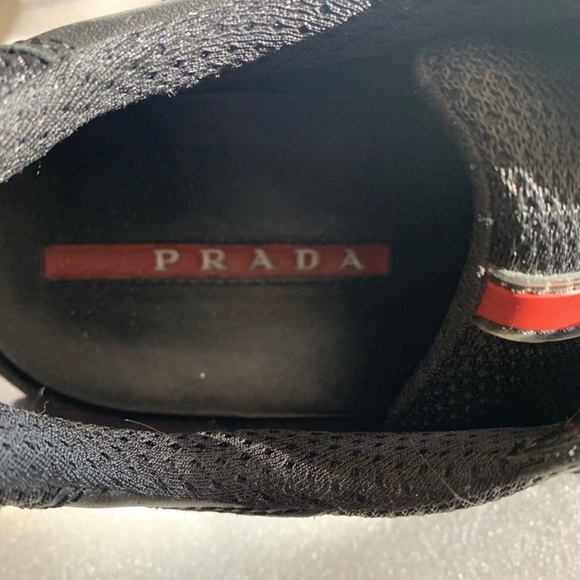 Prada ps0906 Men's Black  Shoes sneakers - Picture 3 of 8